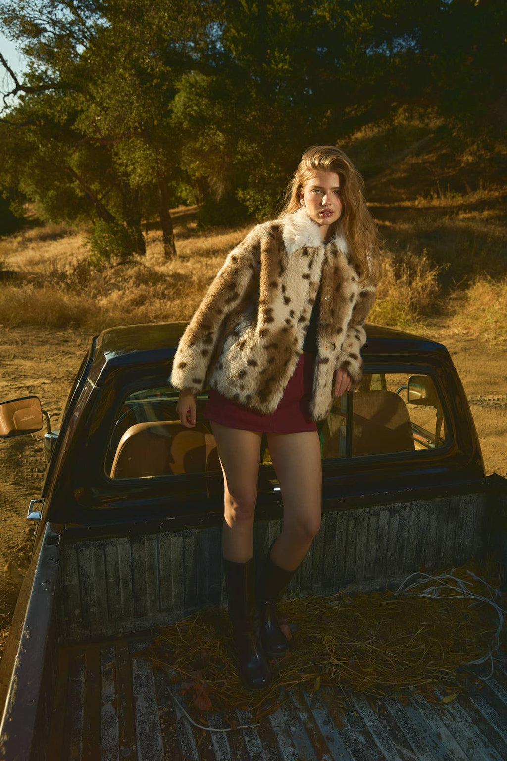 Jess Deer Print Jacket