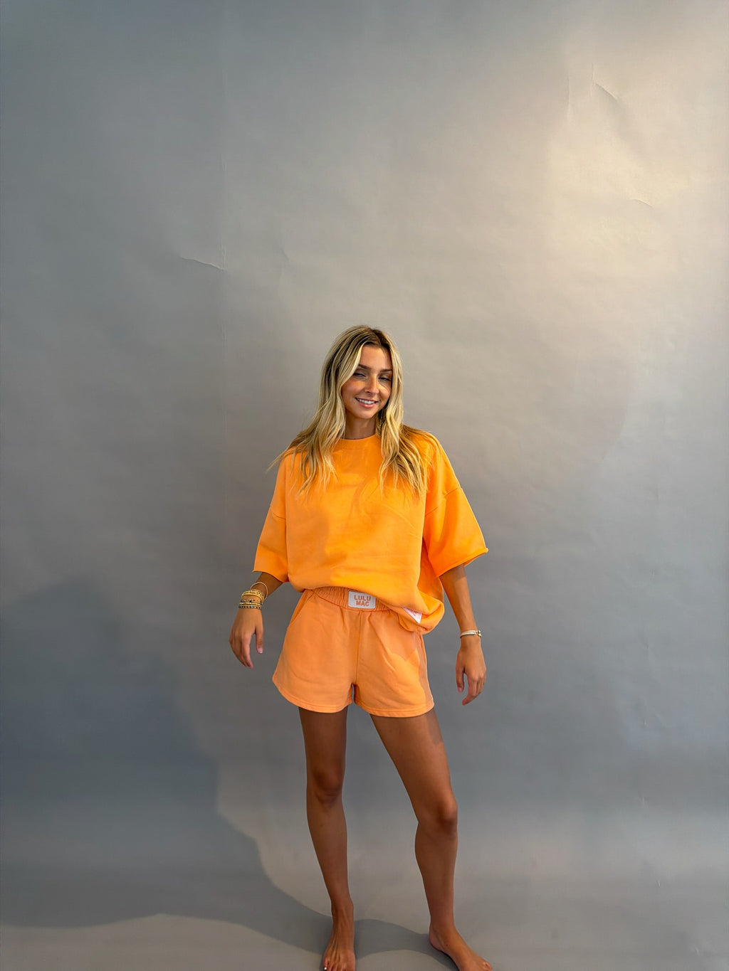 Terry Cloth Short Sleeve - Orange