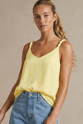 V-neck Satin Tank