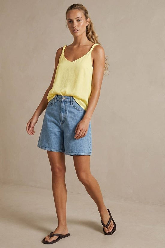 V-neck Satin Tank