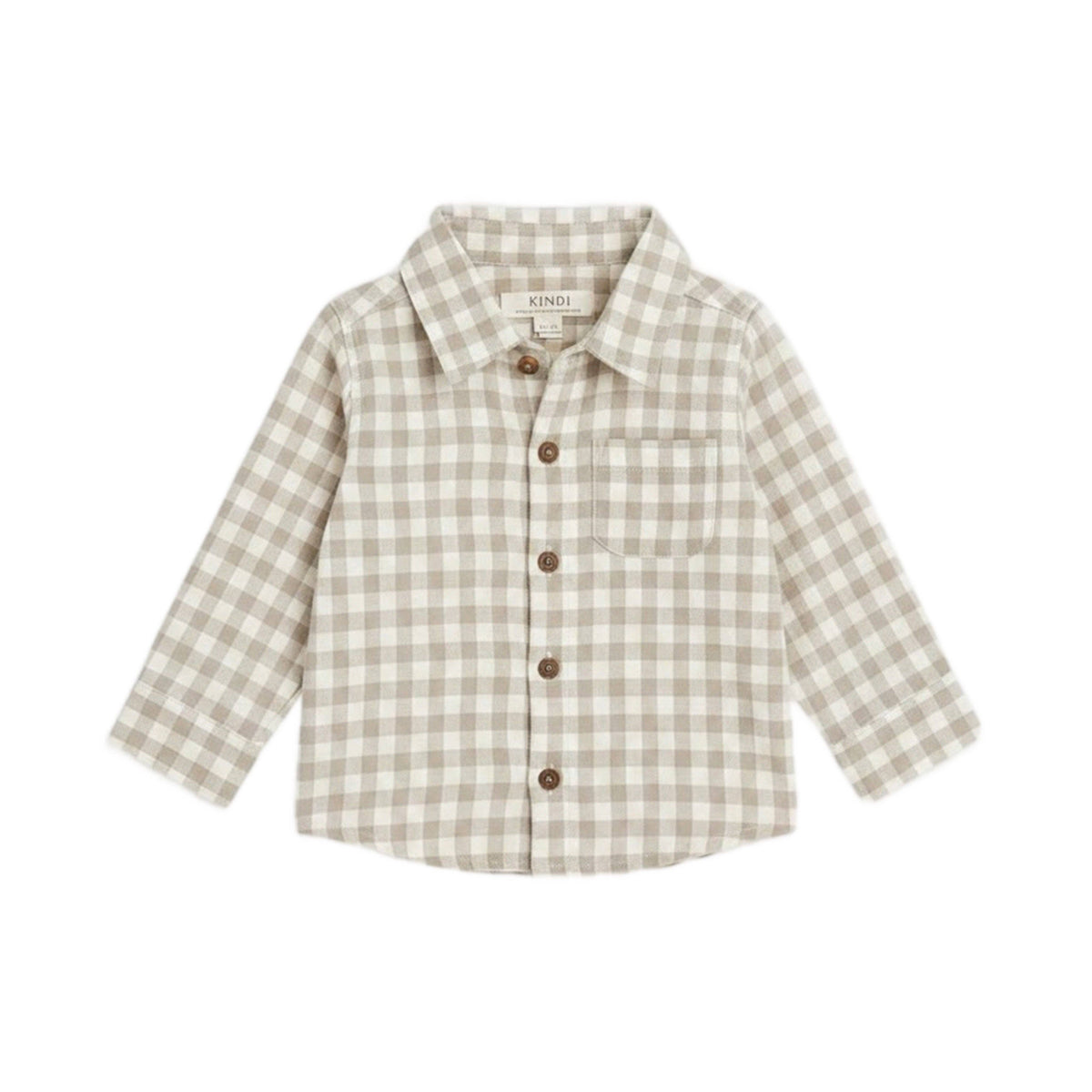 Earl Poplin Collar Shirt - Gingham