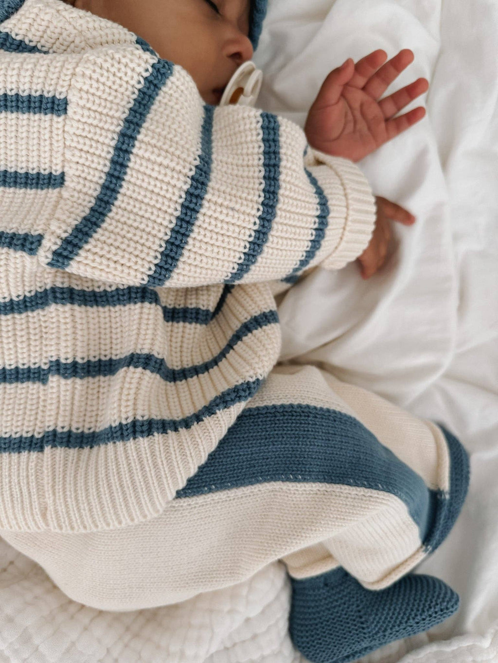 Knit Striped Pants