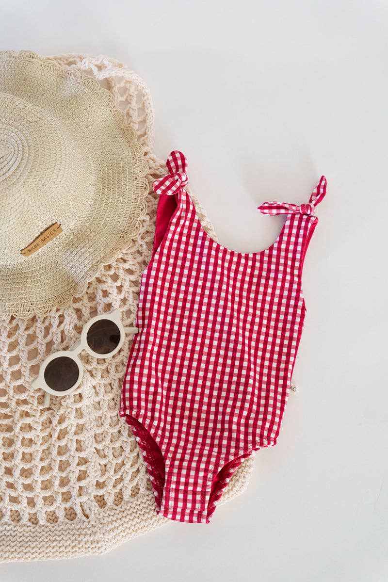 Girls SPF One Piece Swimsuit