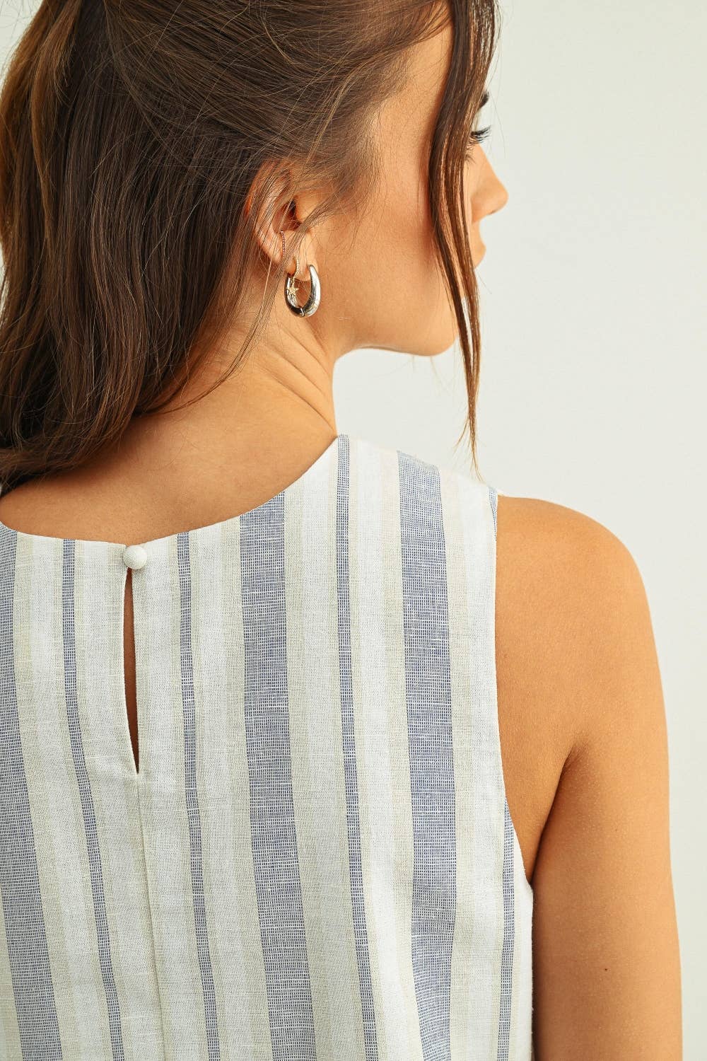 Striped Cropped Tank