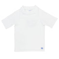 White Short Sleeve Swim Shirt