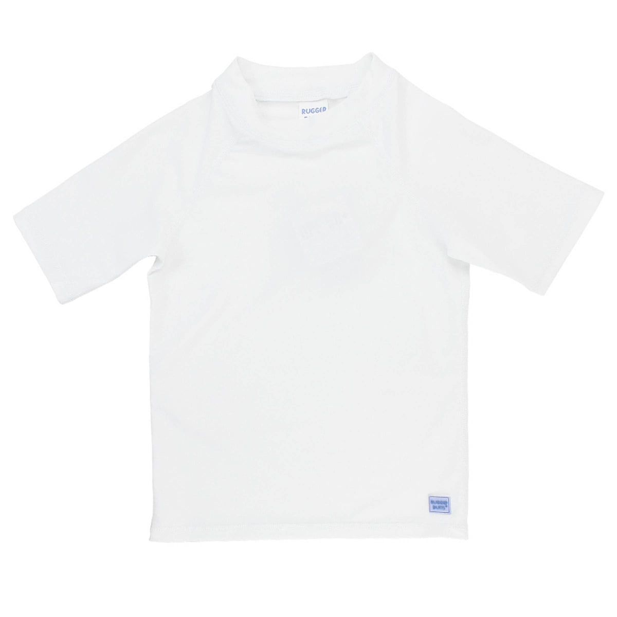 White Short Sleeve Swim Shirt
