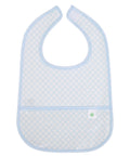 The Wipe It Bib in Blue Gingham