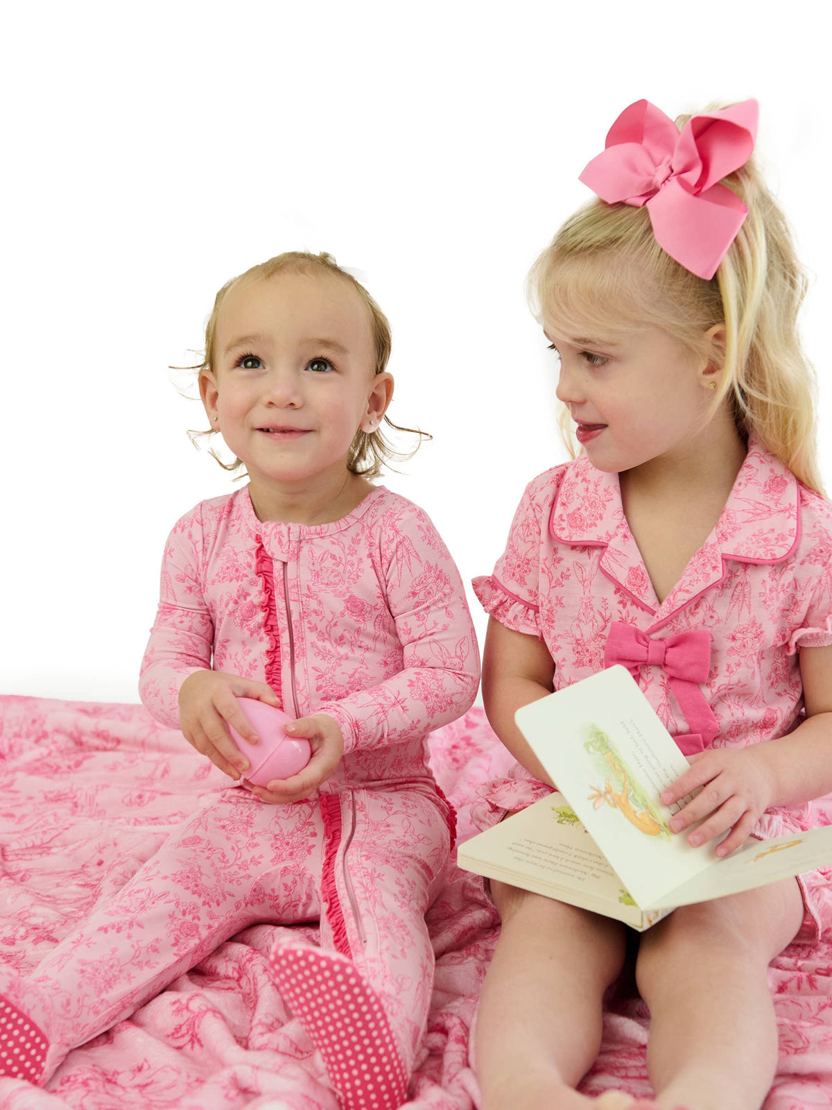 Cotton Pink Footed Onesie