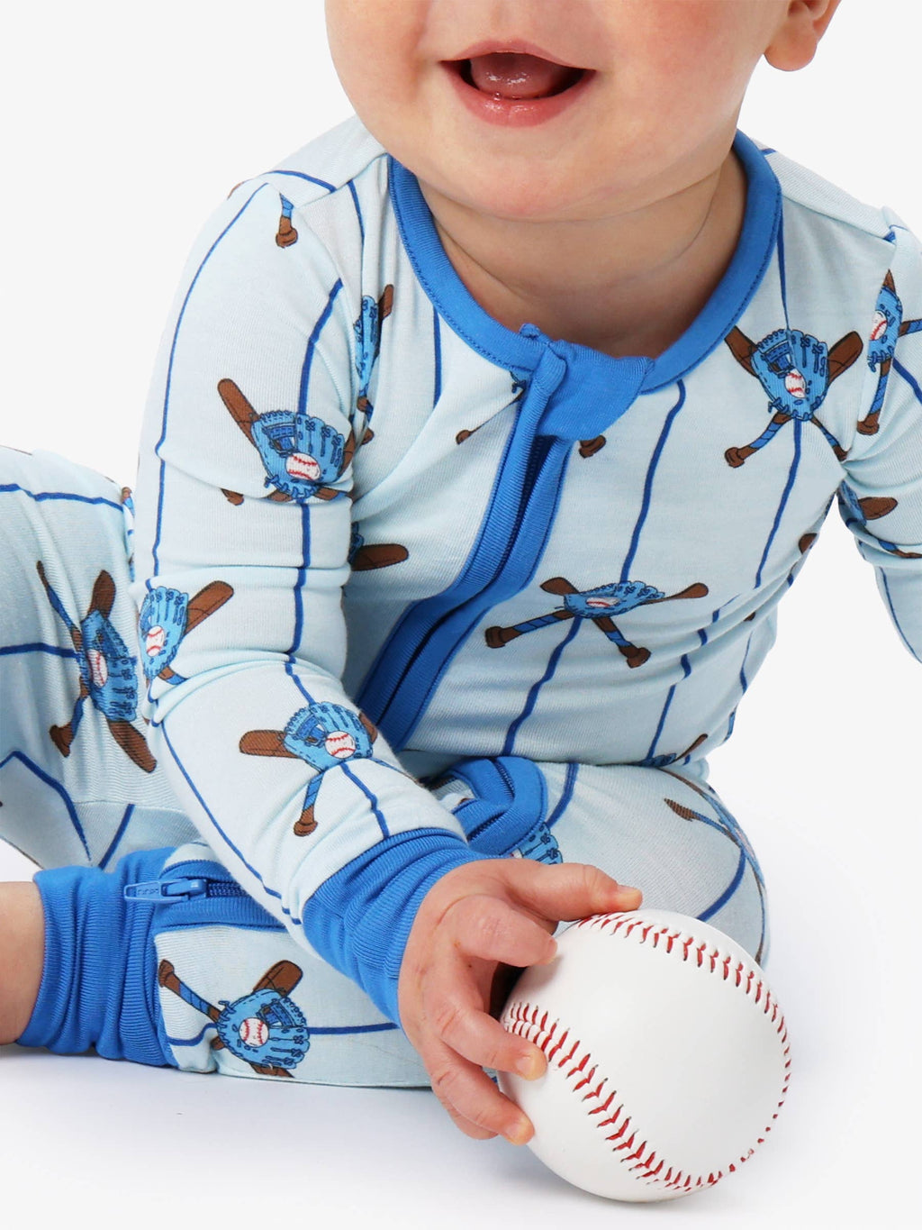 Batter Up One Piece Footie