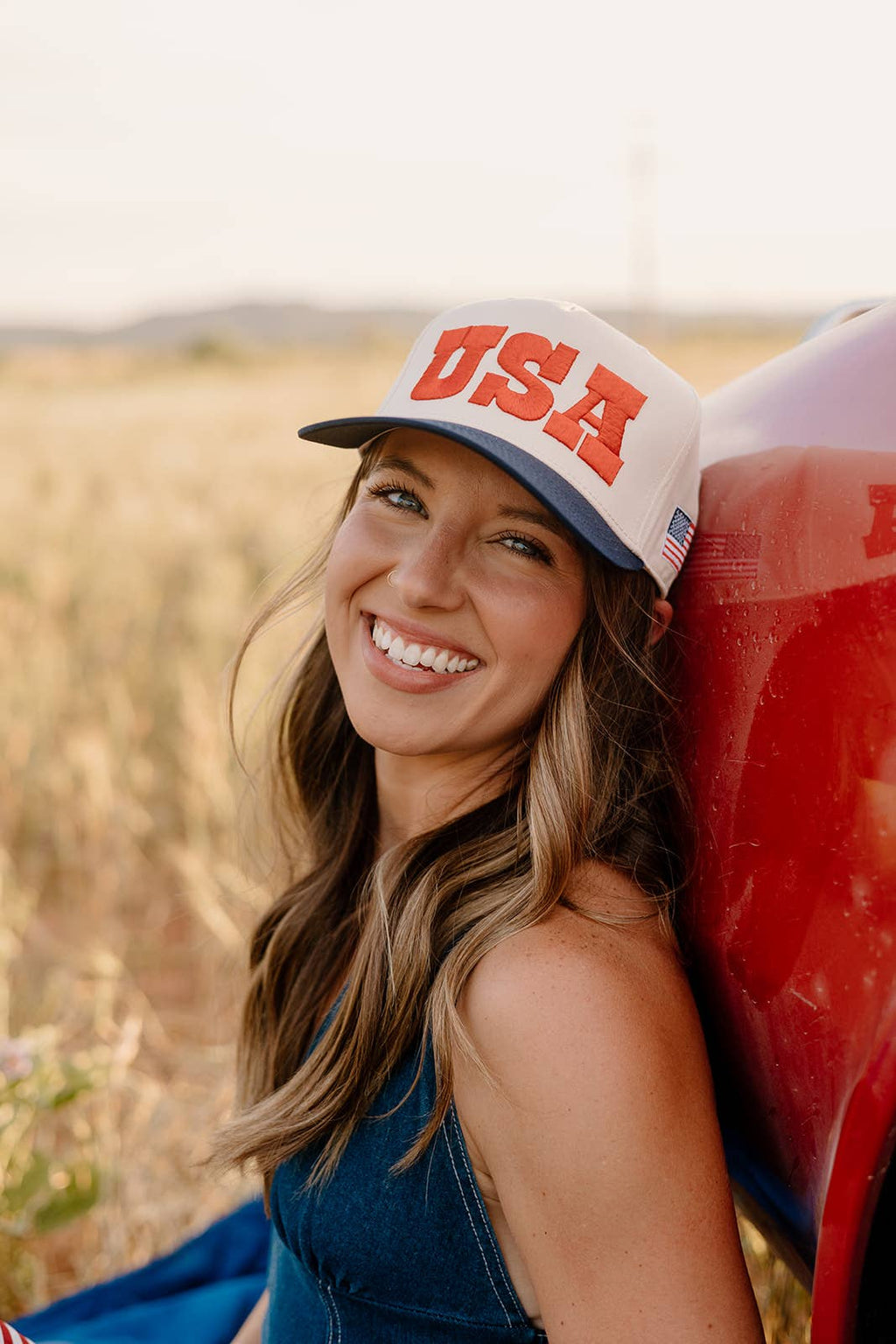 USA Red Trucker