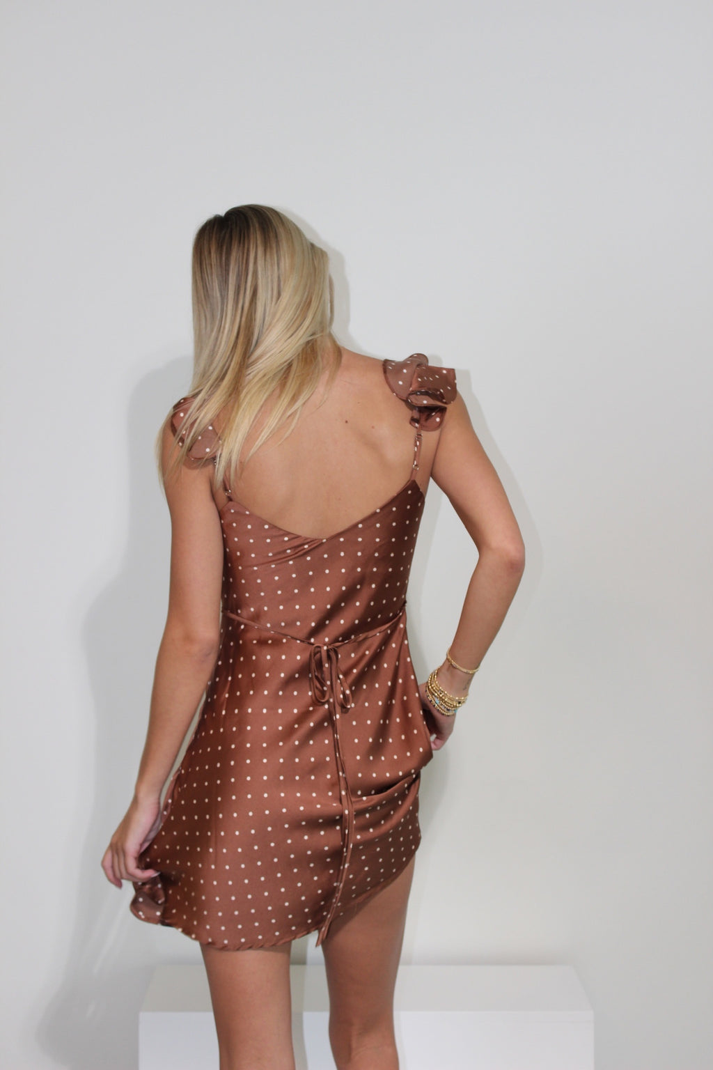 Bailey Flutter Sleeve Mini Dress