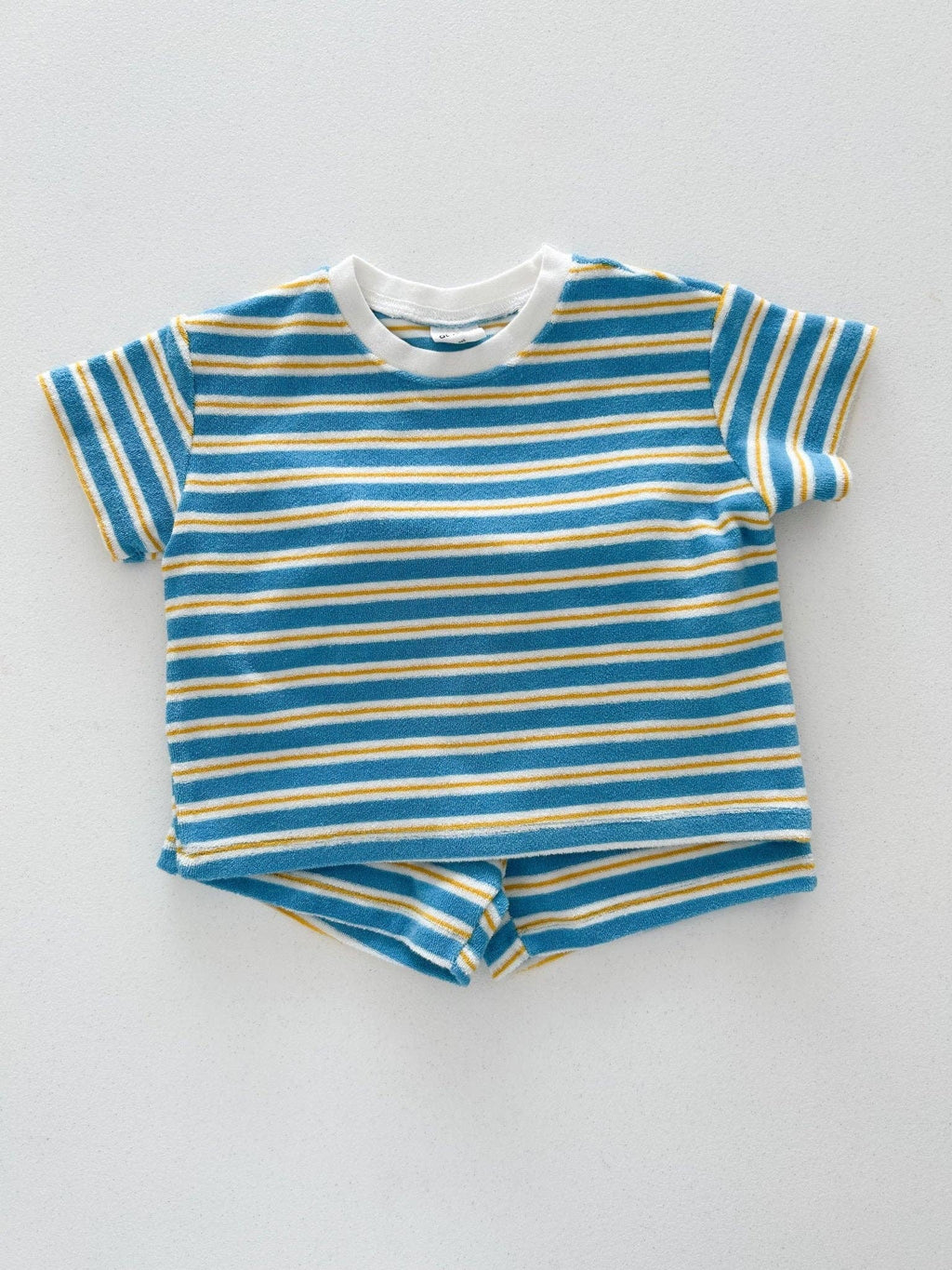Terry Cloth Stripe Set - Blue Stripes
