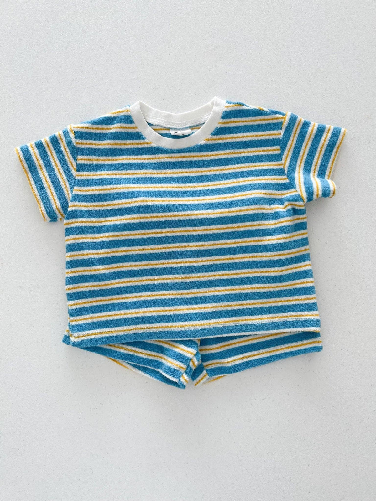 Terry Cloth Stripe Set - Blue Stripes