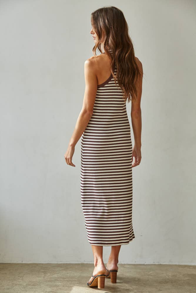 Ribbed Sleeveless Midi