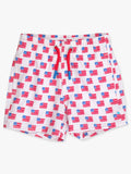 Boys Freedom Flags Performance Hybrid Swim Trunks