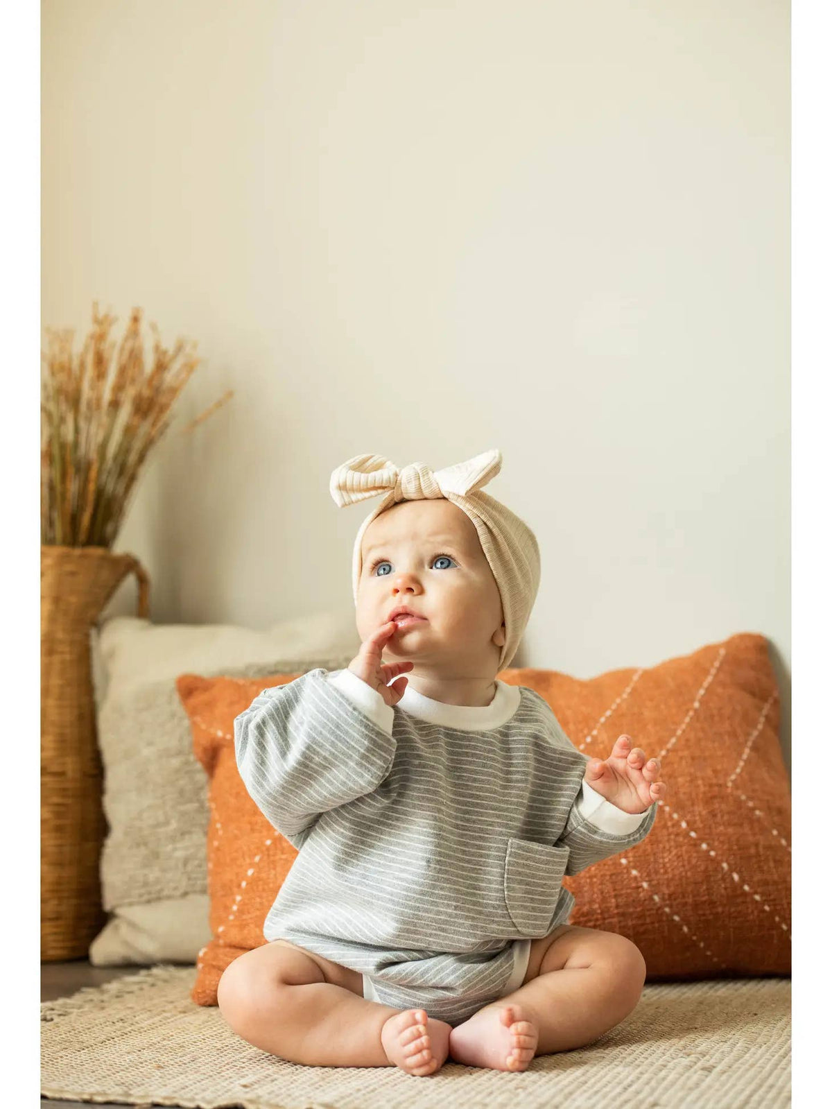 Striped Bubble Romper