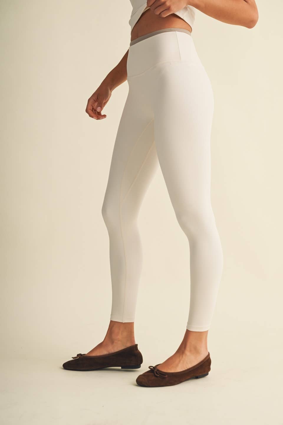 Contrast Binding Legging