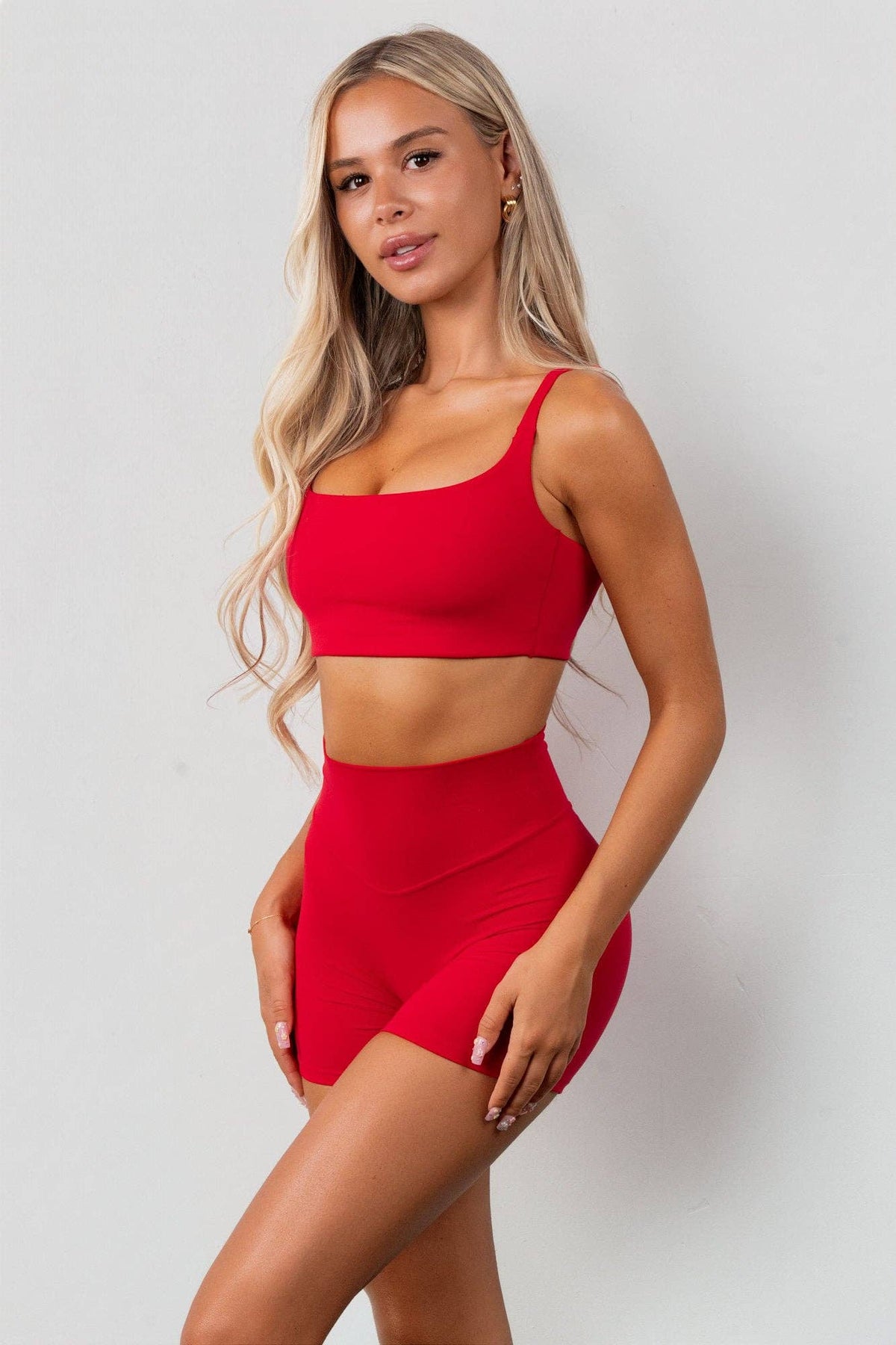 Cloud II Scoop Bra - Cherry