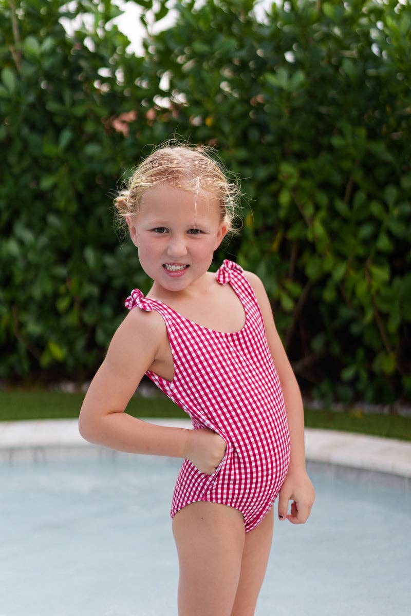 Girls SPF One Piece Swimsuit