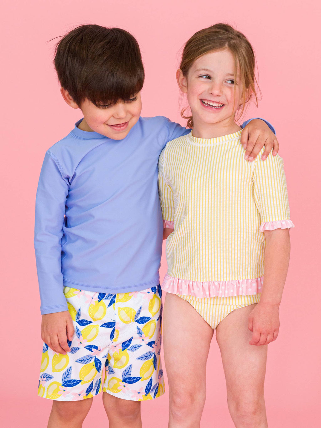 Boys Periwinkle Blue Long Sleeve Rash Guard