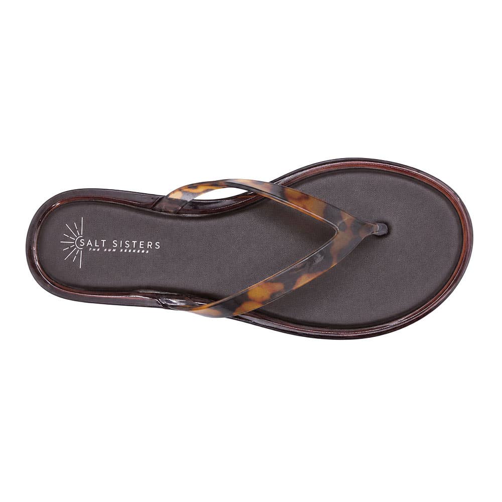 Tortoise Shell Jelly Sandal