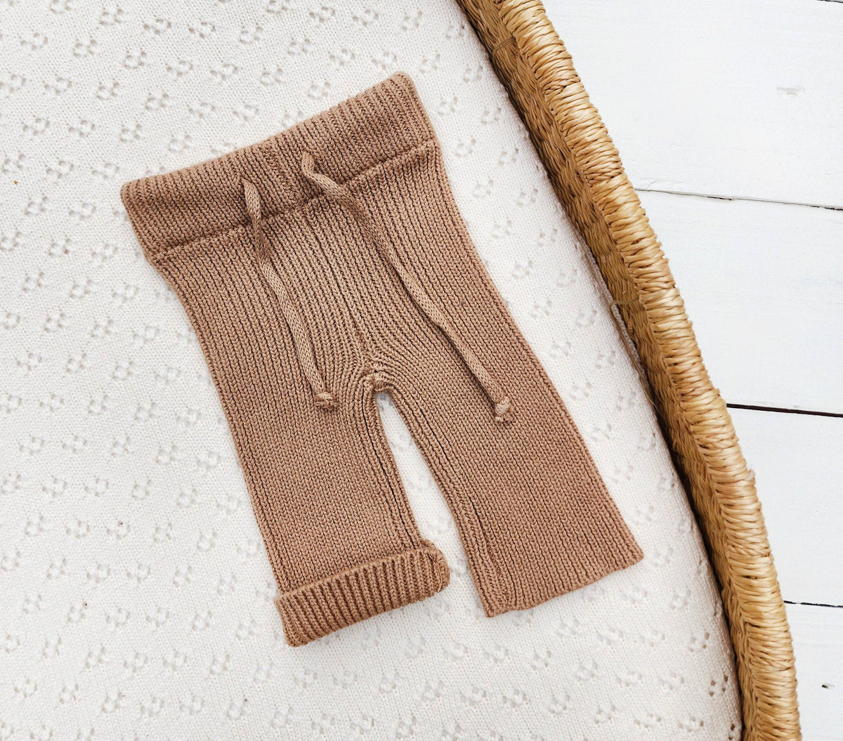 Knitted Straight Leg Pants