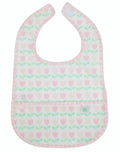 The Wipe It Bib in Tulips