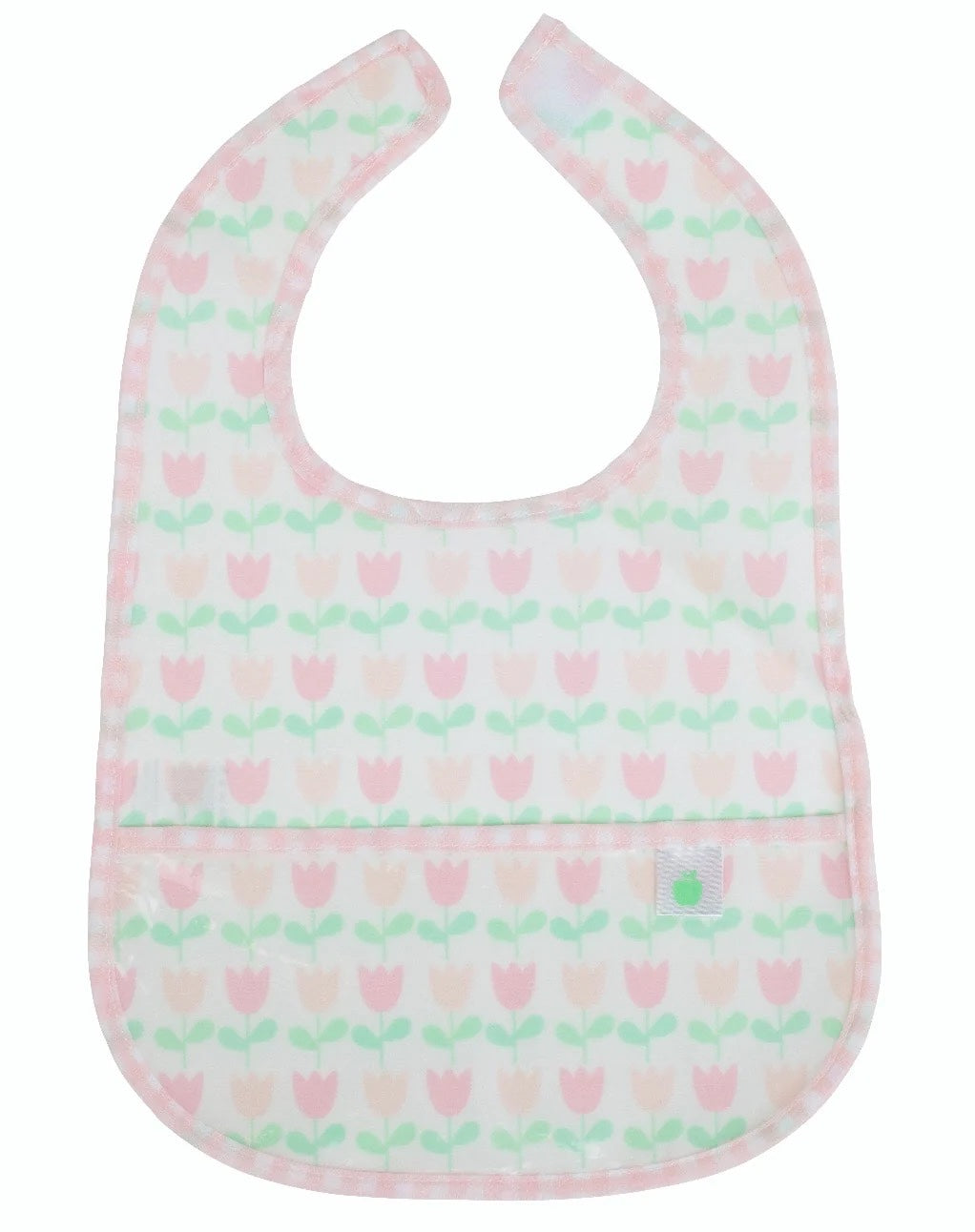The Wipe It Bib in Tulips