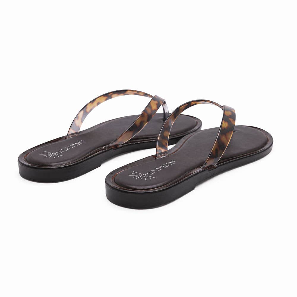 Tortoise Shell Jelly Sandal