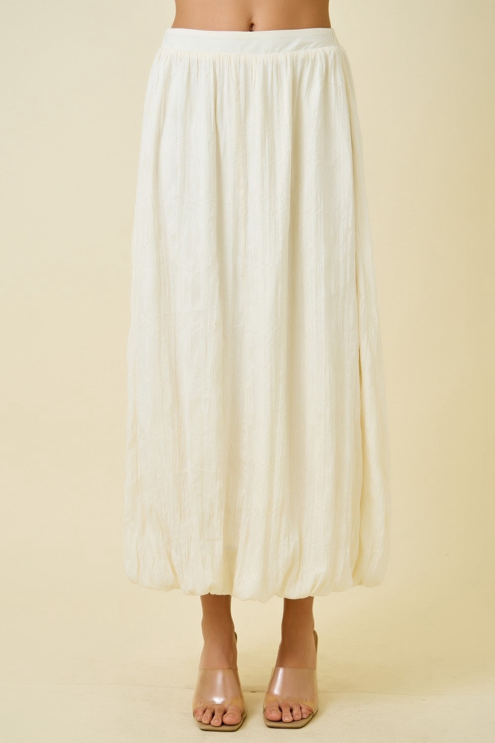 Ivory Bubble Skirt