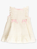 Banana Seersucker Bow Dress