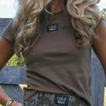 Lulu Mac Mossy Oak Olive Baby Tee