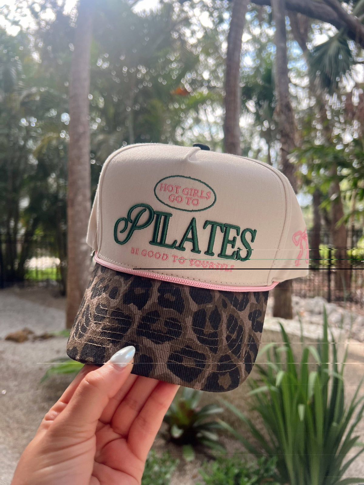 Hot Girls go to Pilates Leopard Hat