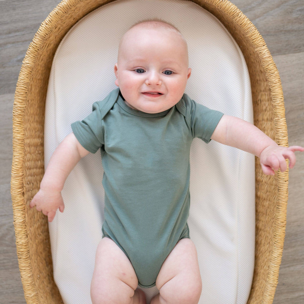 Cotton Onesie – Basil Green
