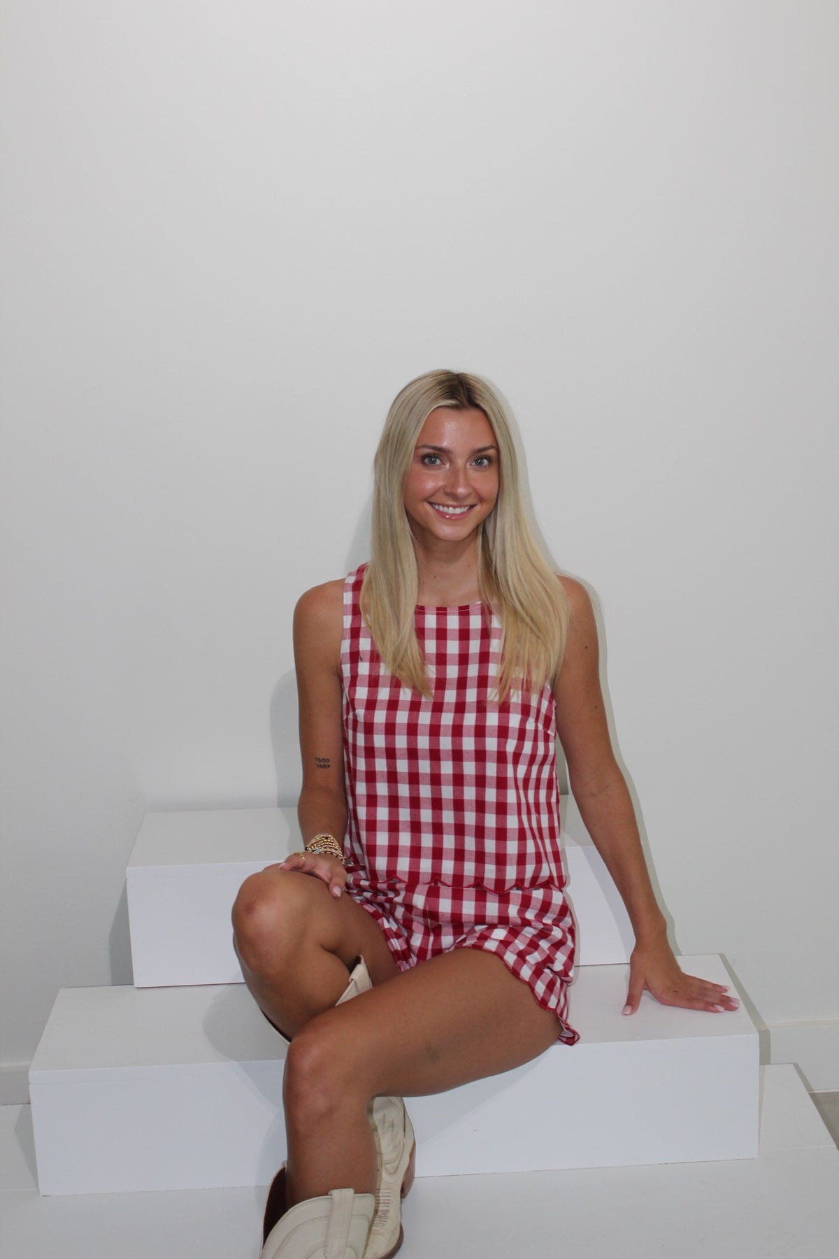 Scallop Hem Shorts