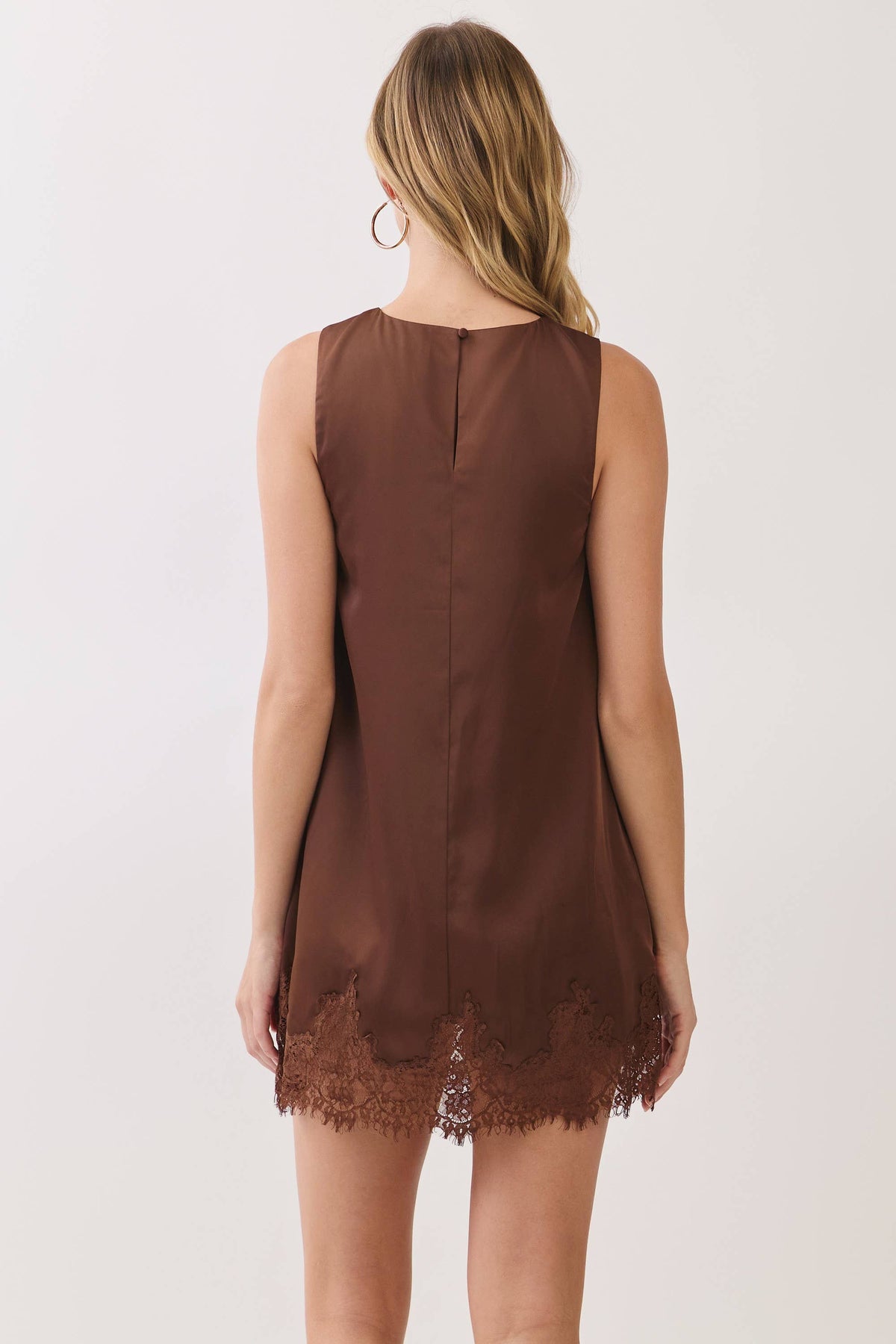 Lace Trim Slip Dress
