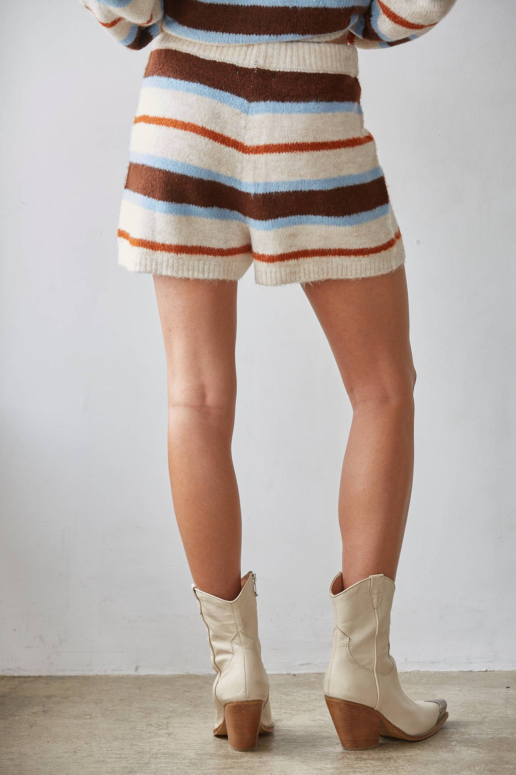 Jess Sweater Striped Shorts