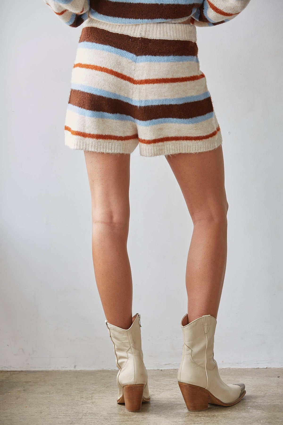 Jess Sweater Striped Shorts