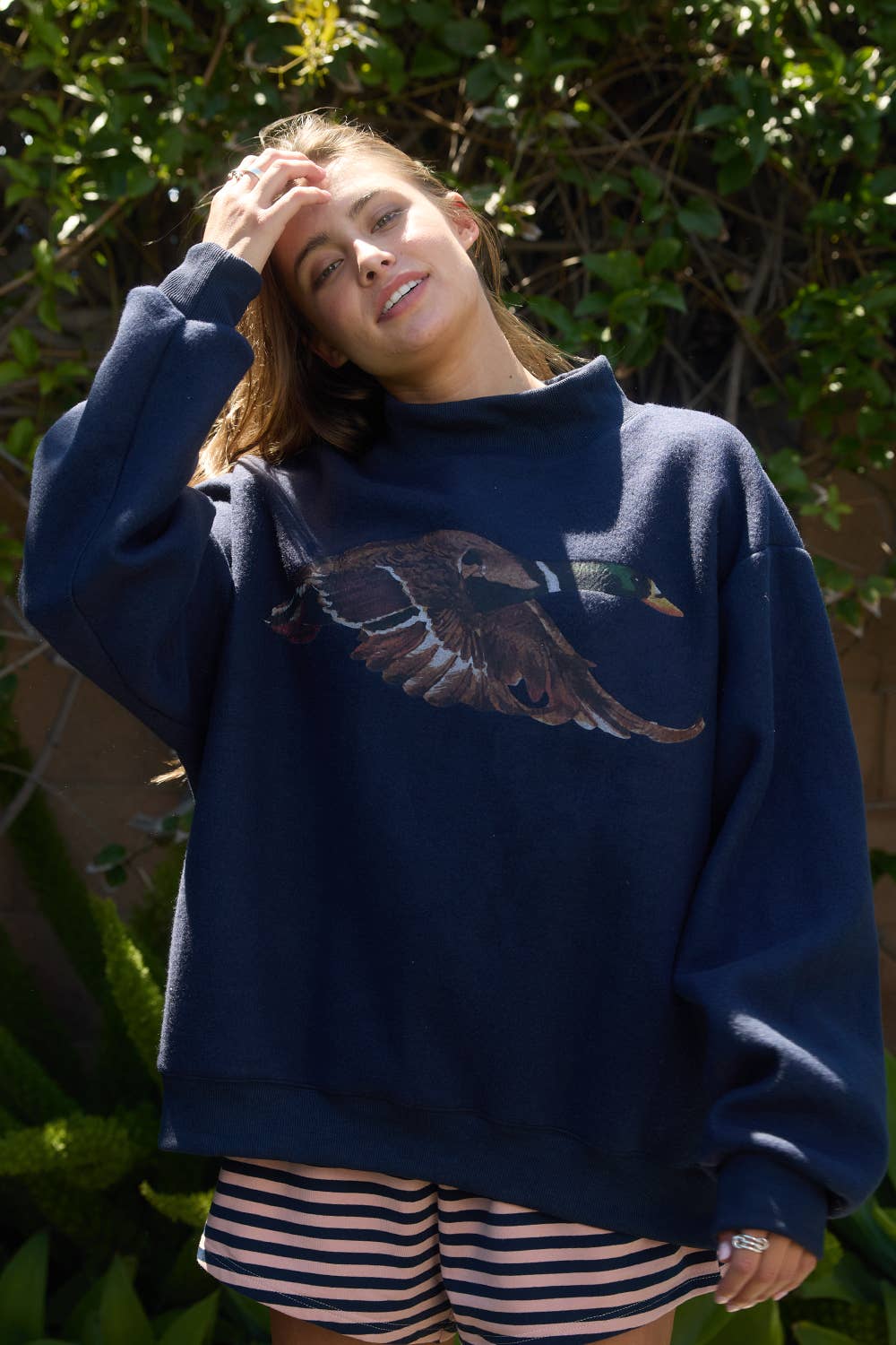 Lucky & Mallard Mock Neck Sweatshirt