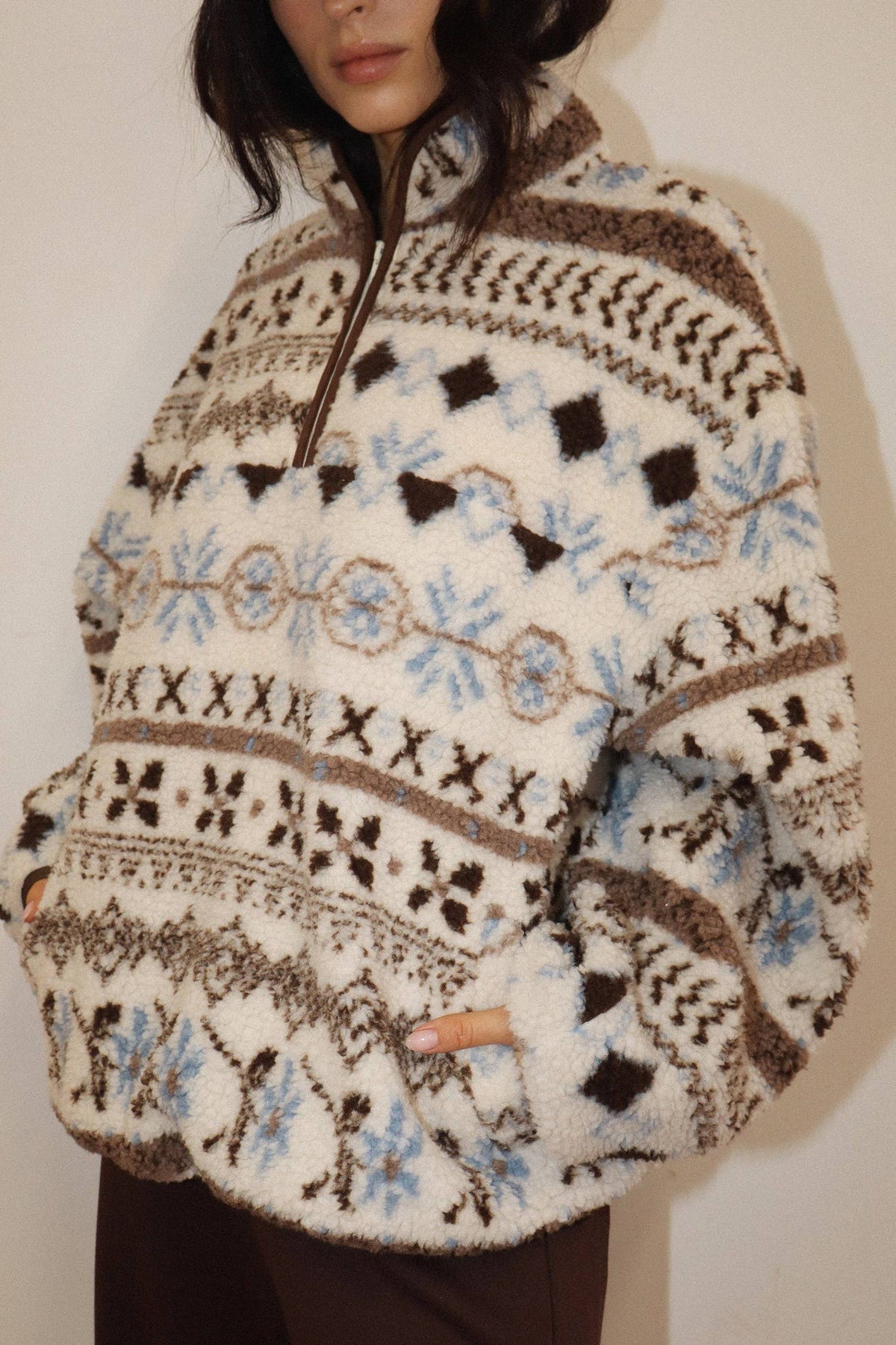 Reversible Fleece Pullover