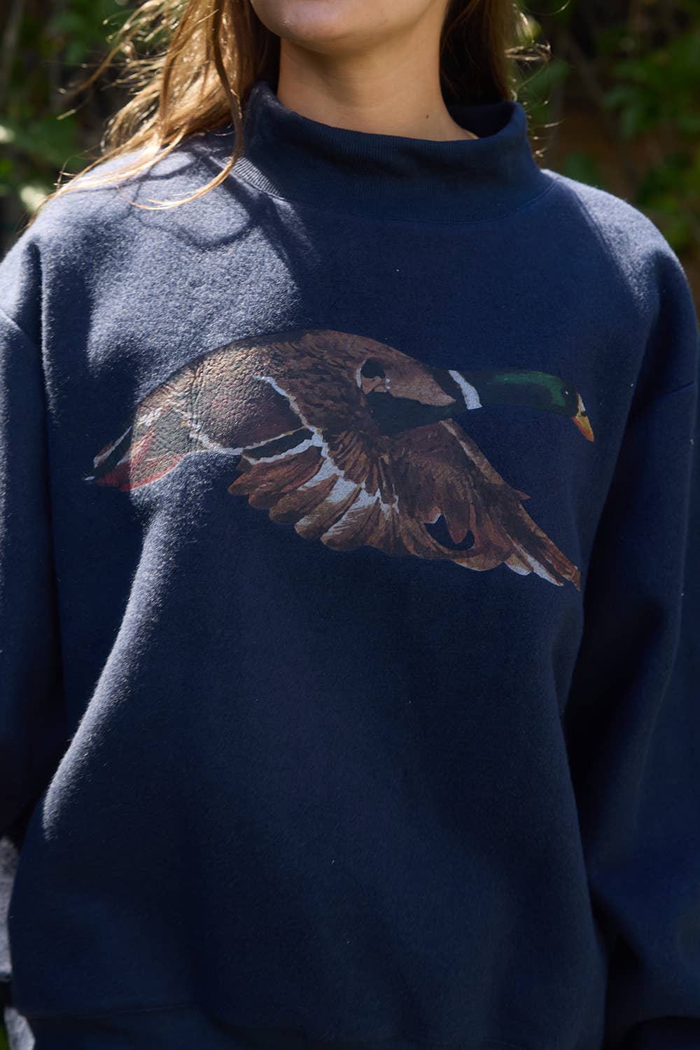 Lucky & Mallard Mock Neck Sweatshirt