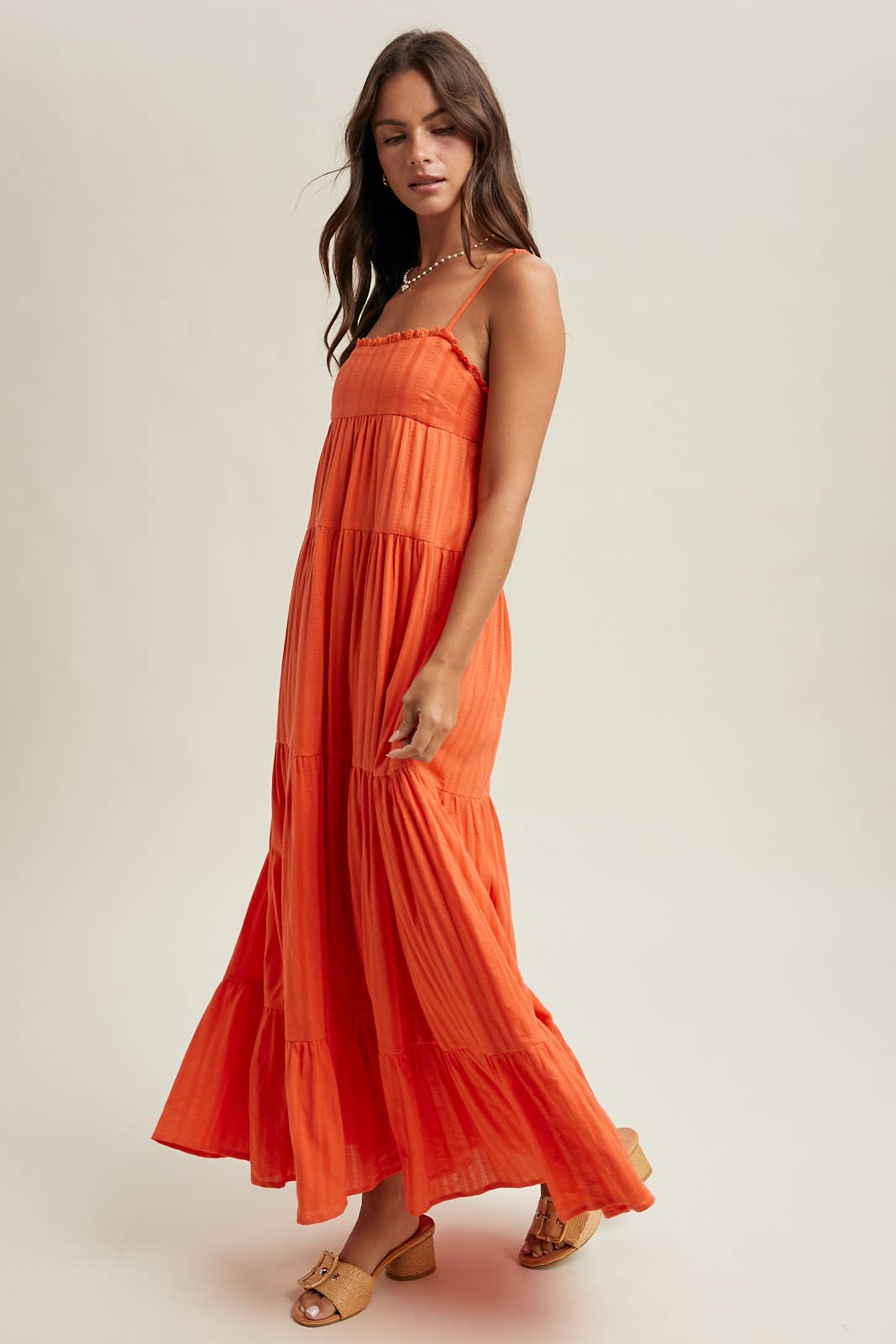 Open Back Maxi Dress