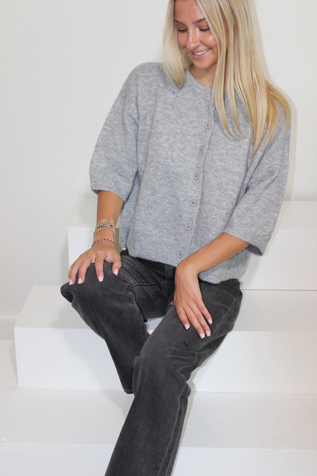 Pistola Lexi Mid Rise Bowed Straight Jean