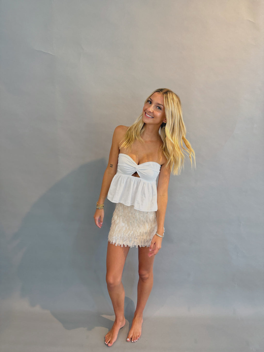 Sequin Mini Skirt