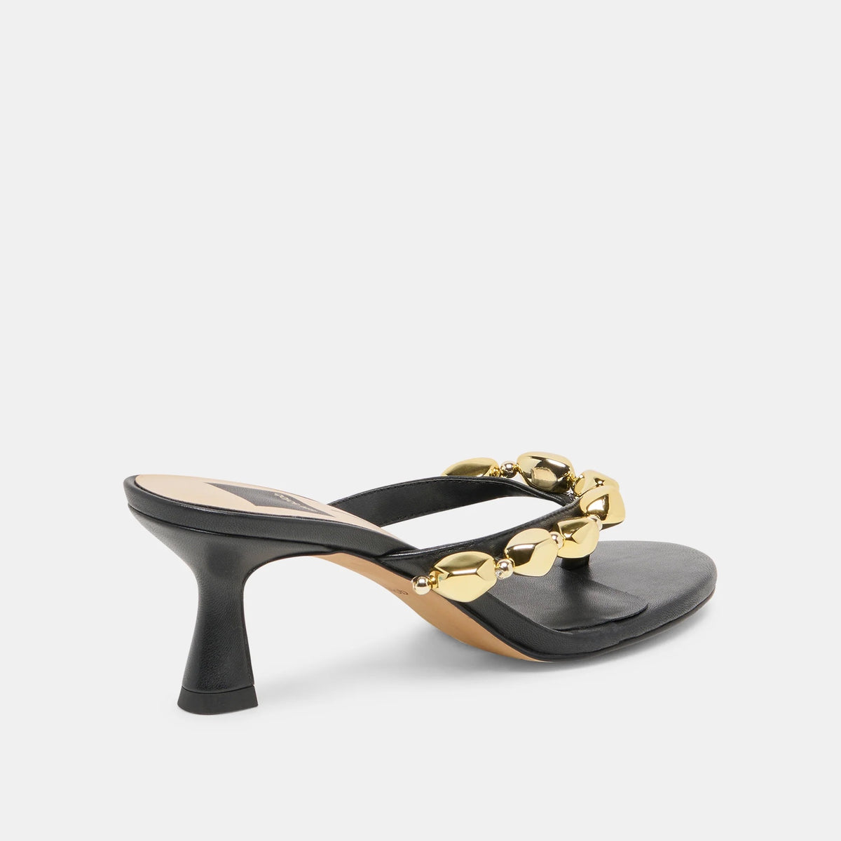 Daksie Heels - Black Leather
