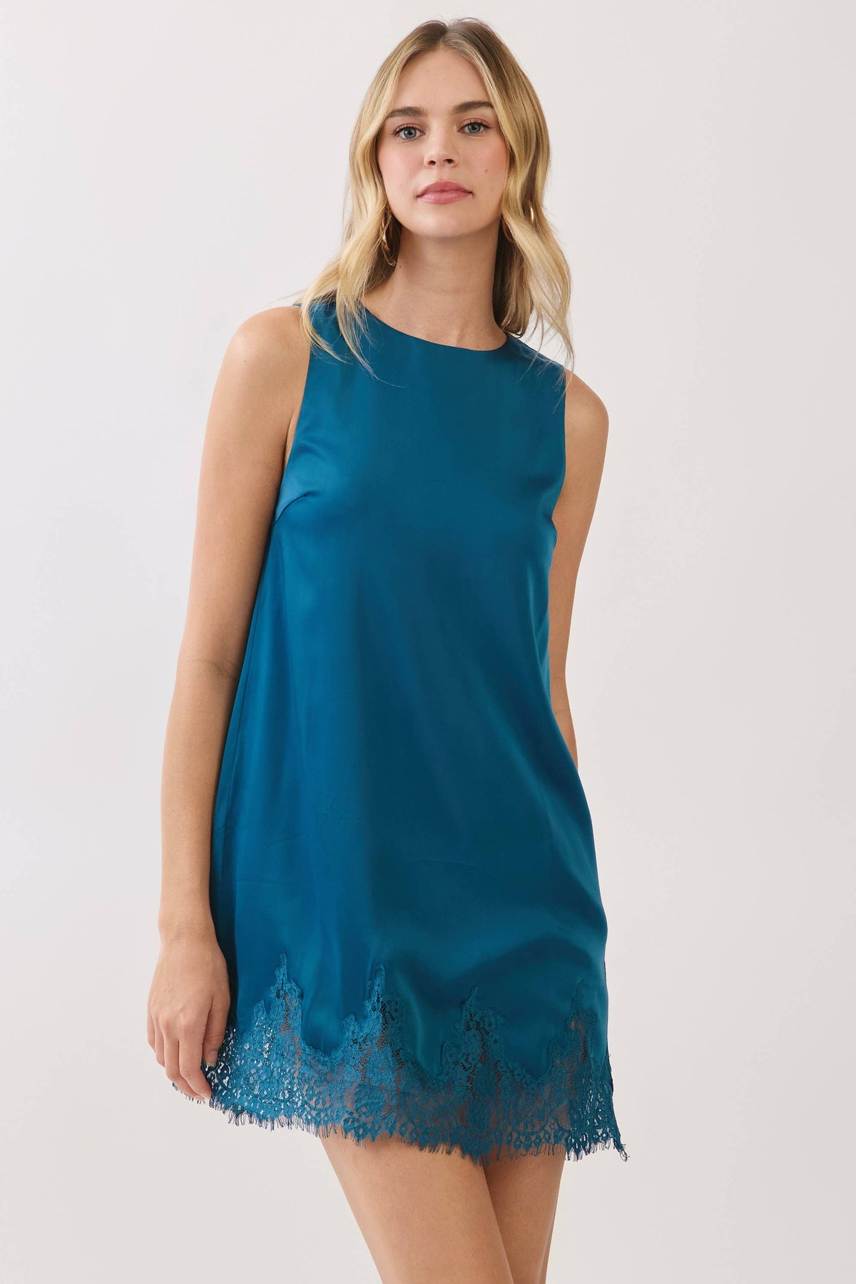 Lace Trim Slip Dress
