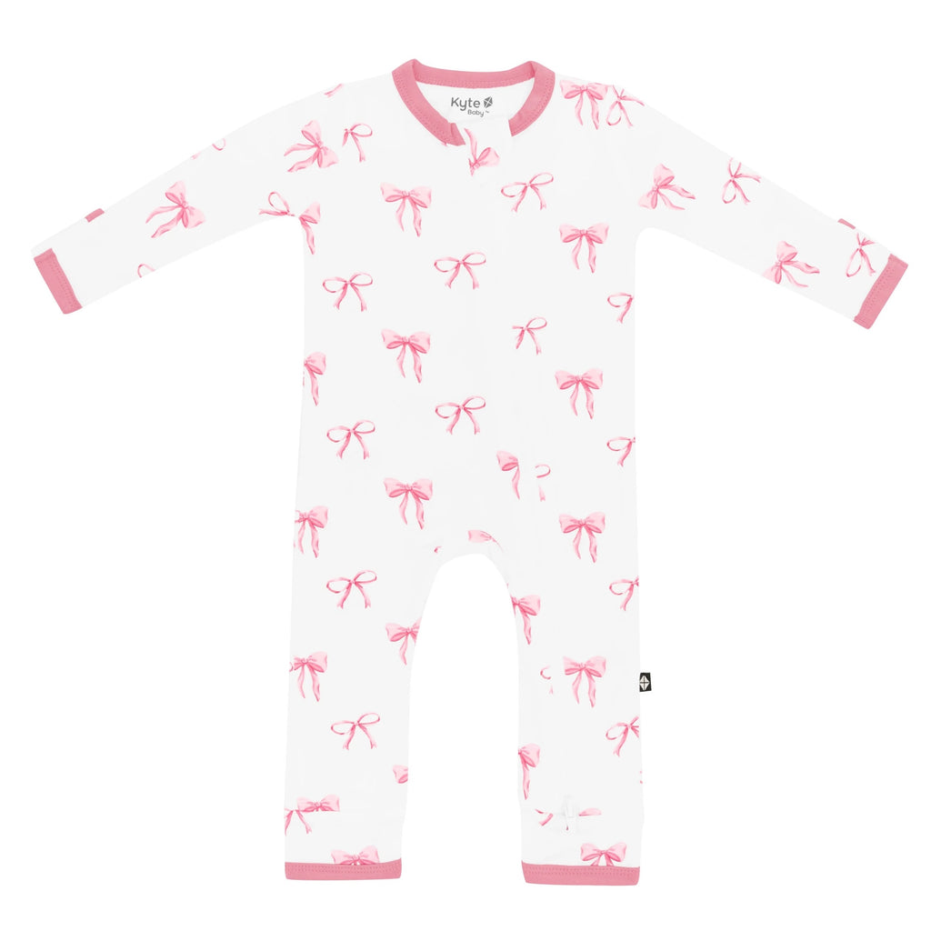 Zippered Romper in Bow