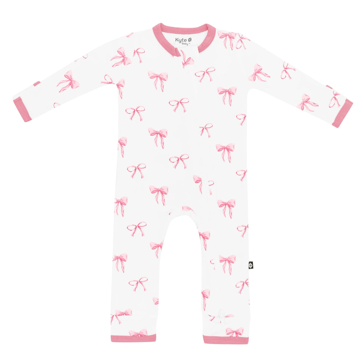 Zippered Romper in Bow