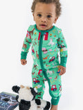 Farm Friends Footed Onesie