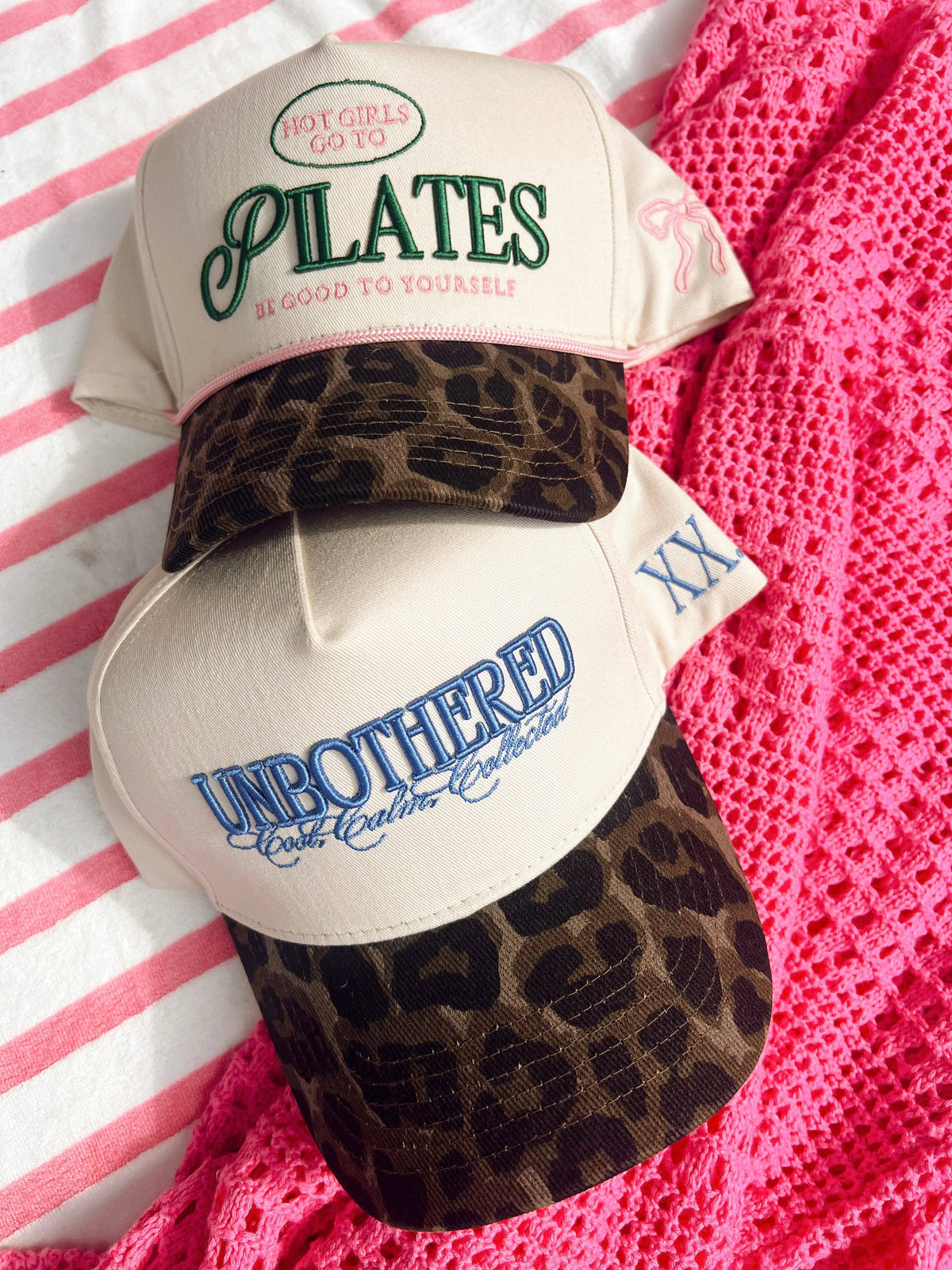 Hot Girls go to Pilates Leopard Hat